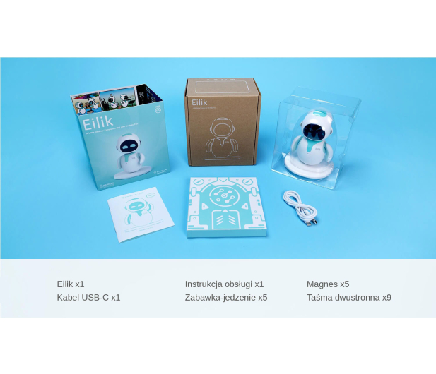 Eilik Desktop Companion Robot Blue - 1593975 - zdjęcie 5